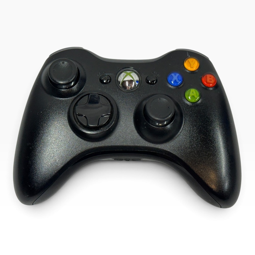 Microsoft Xbox 360 Wireless Controller Black Model 1403 OEM Genuine